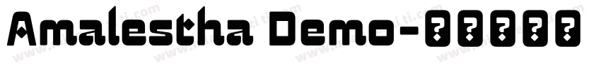 Amalestha Demo字体转换